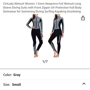 NEW! Wetsuit Women 1.5mm Neoprene Full Wetsuit